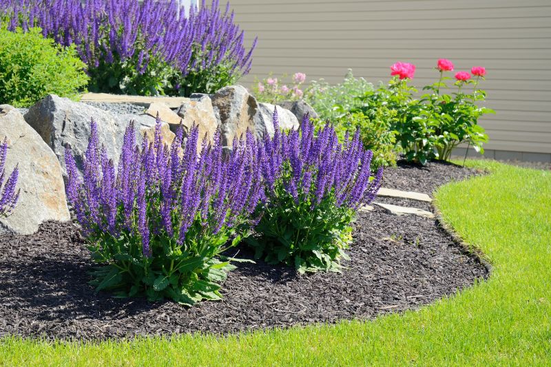 Red Mulch Installation in Ventura County, CA